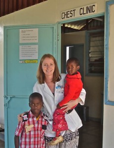 Daria Szkwarko '06 in Kenya.