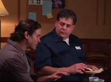 Nick Groch '01 in scene from The Spade of Reason