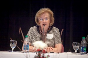 Elizabeth Boylan, director of STEM education programs for the Alfred P. Sloan Foundation, stresses the importance of institutions collaborating and pooling their academic resources. 