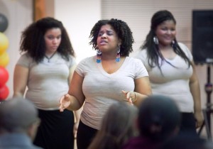 Members of Nia (Multicultural Women’s Support Group) perform a skit during last year's finale.
