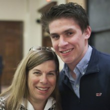 Barbara Kimmel '78 and son Dan Kimmel '16