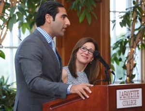 Alex Karapetian '04 and Lisa Kassel '79