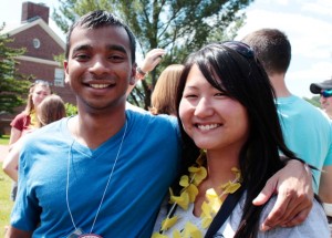 Kavinda Udugama '09 and Jenny Polak '09