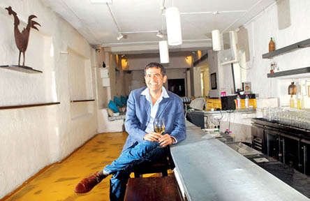 A.D.Singh of The Olive Bar & Kitchen at Bandra in Mumbai  on  06/03/2014  PIC / PRADEEP DHIVAR