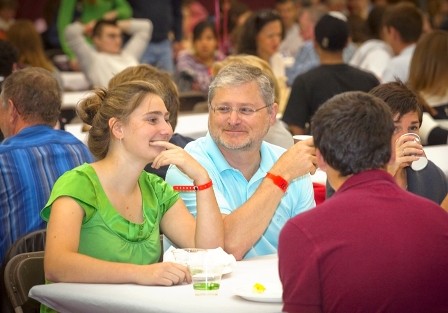 Various photos from events at Lafayette's Family Weekend including Kamine Gym, The Quad and Fisher Field