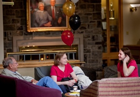 Various photos from events at Lafayette's Family Weekend including Kamine Gym, The Quad and Fisher Field
