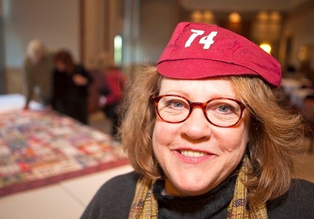 2010 Homecoming Weekend: Saturday Activities: A toast  to 40 Years of Ceeducation: in the WIlson Room of Pfenning Alumni Center with First WOmen of Lafayette Commemorative Quilt 4571