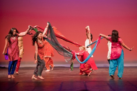 Students perform on the main stage during the International Students Association's Extravaganza Grand Finale.