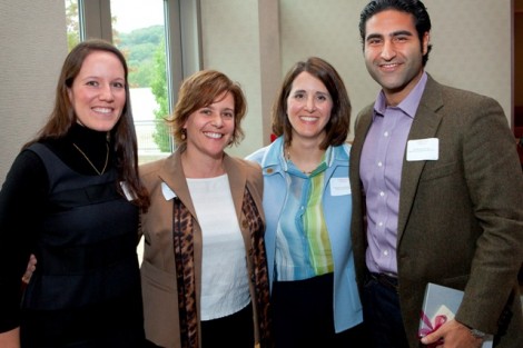 Amanda L. Niederauer '08, left, and Alex L. Karapetian '04, right, are recipients of the Chapter Event Chairperson of the Year Award.