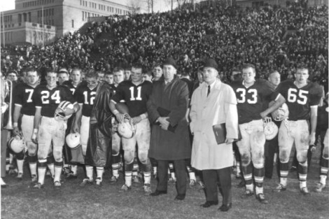 Head coach Kenneth Bunn and defensive coordinator Marv Braden led the Leopards in 1964. 