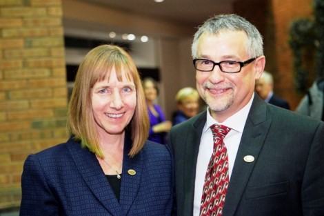 Alison Byerly and her husband Stephen Jensen