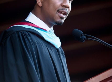John F. McKnight, dean of Intercultural Development, spoke for the administration and staff.