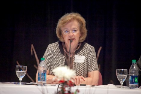 Elizabeth Boylan, director of STEM education programs for the Alfred P. Sloan Foundation, stresses the importance of institutions collaborating and pooling their academic resources.