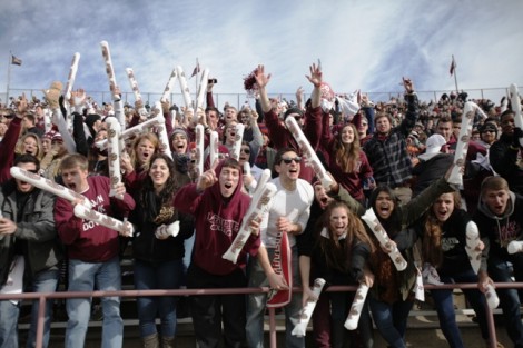 Students show their Pard pride. 