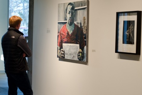 William Rockafellow '14 examines “Faith Like a Jackal” by Curlee Raven Holton.