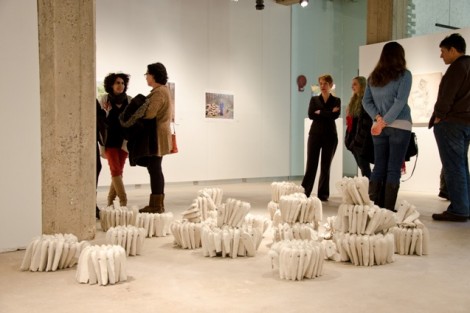 “Levantamiento,” an installation by Nestor Gil