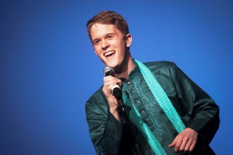 Adam Kline-Schoder ’15 performs 'Kahin Toh Hogi Woh.'
