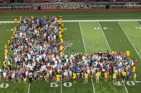 New students begin to fill in the “L.”