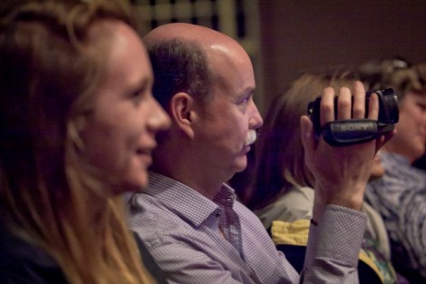 A parent records the show.