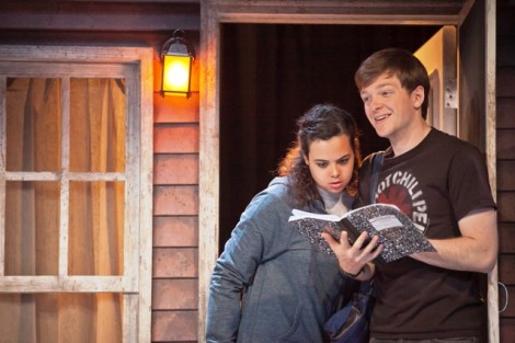 Grace Marchena ’15 as Catherine and Ethan Simmons ’18 as Hal