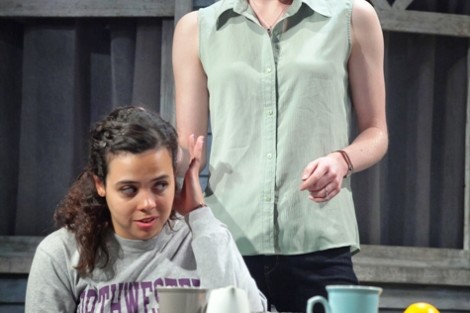 Grace Marchena ’15 as Catherine and Emma Glubiak ’18 as Claire