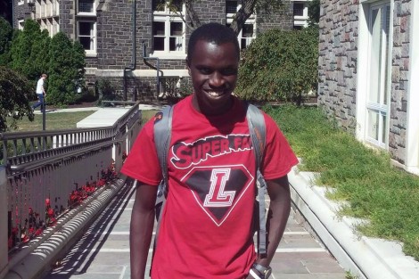 Kelvin Serem '17 at Lafayette