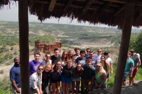 Olduvai Gorge in Tanzania