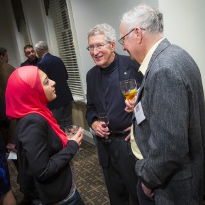 Hara Kenaway ’17, Kenneth Wildrick, and John Kennedy