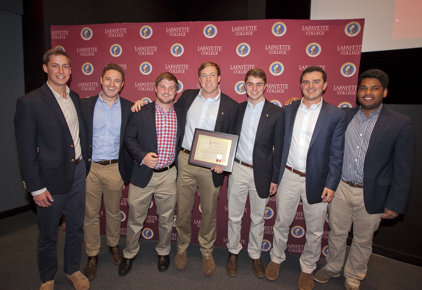 The Commitment to Service Award goes to Delta Kappa Epsilon.