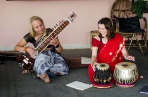 Cece and Kaila playing around in Nepal