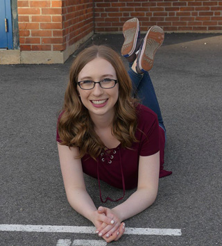 Erin McKenney '20 smiles