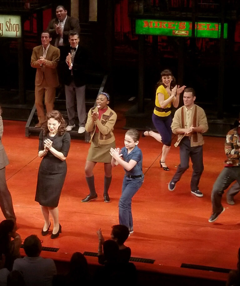 Brandi Porter '13 performs in A Bronx Tale
