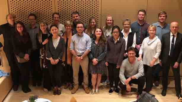 Podium participants at the Austrian Cultural Forum in New York City