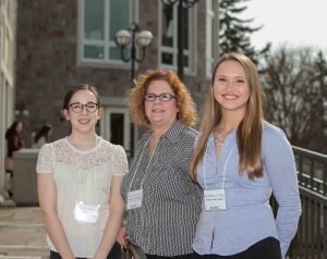 Constance Selinsky ’20, Kim Adamson ’18, and Amanda Childs ’20