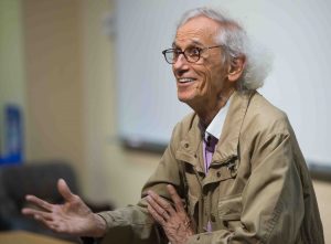 World-famous environmental artist Christo gives the 2018 Grossman Visiting Artist lecture.