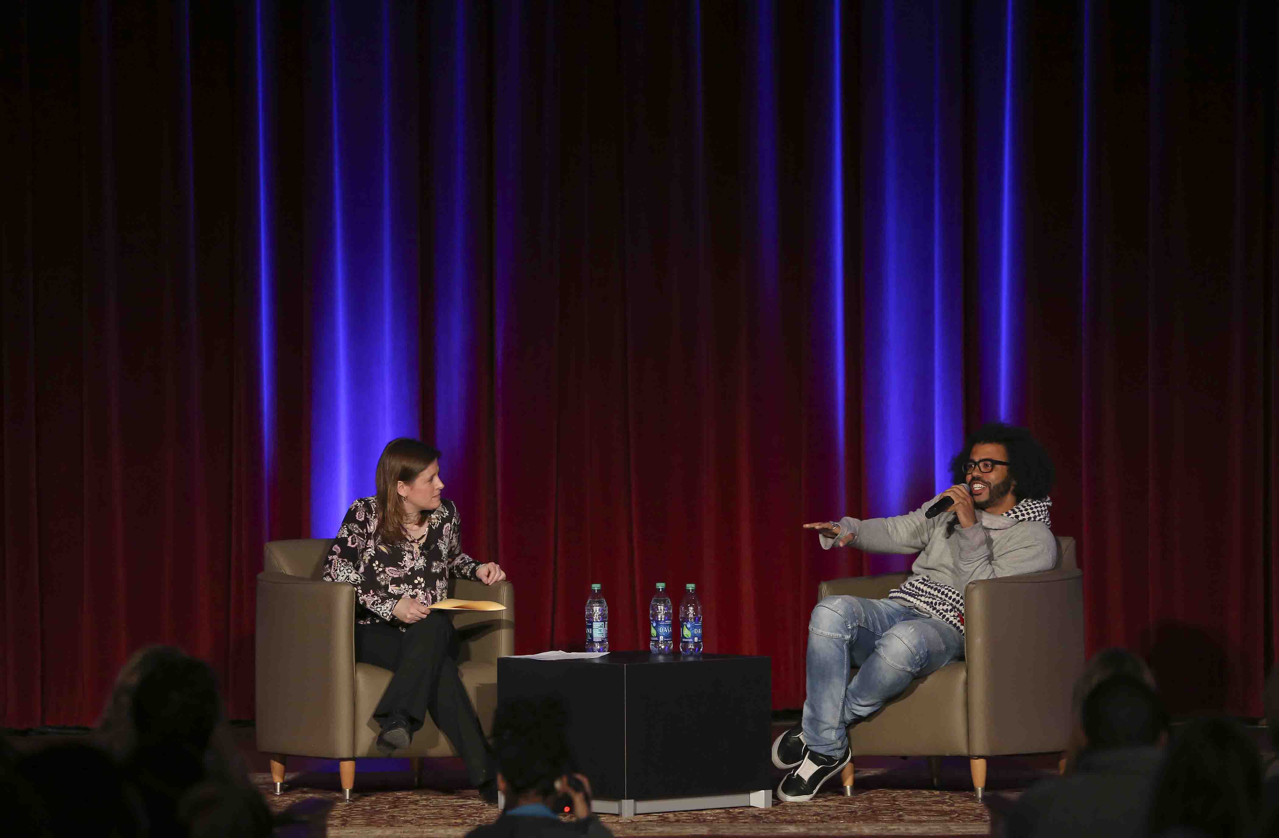 Hamilton star Daveed Diggs and Mary Jo Lodge