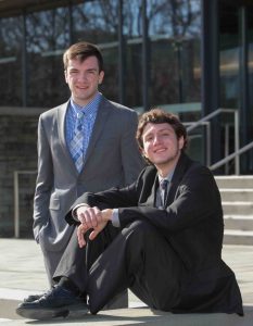 DeSales students Daniel O’Neill ’20 and David Mets ’20
