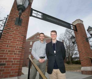 Nicholas Hoffman ’18 and Duncan Brady ’18