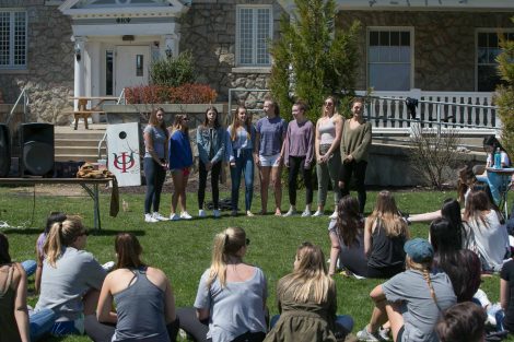 Students participate in activities to honor the life of Marina Petersen '10