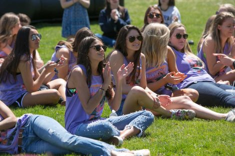 Students participate in activities to honor the life of Marina Petersen '10