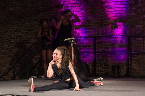 The Precision step dance team holds its 10th Annual Haters Step Back Step Competition at Ahart Plaza.