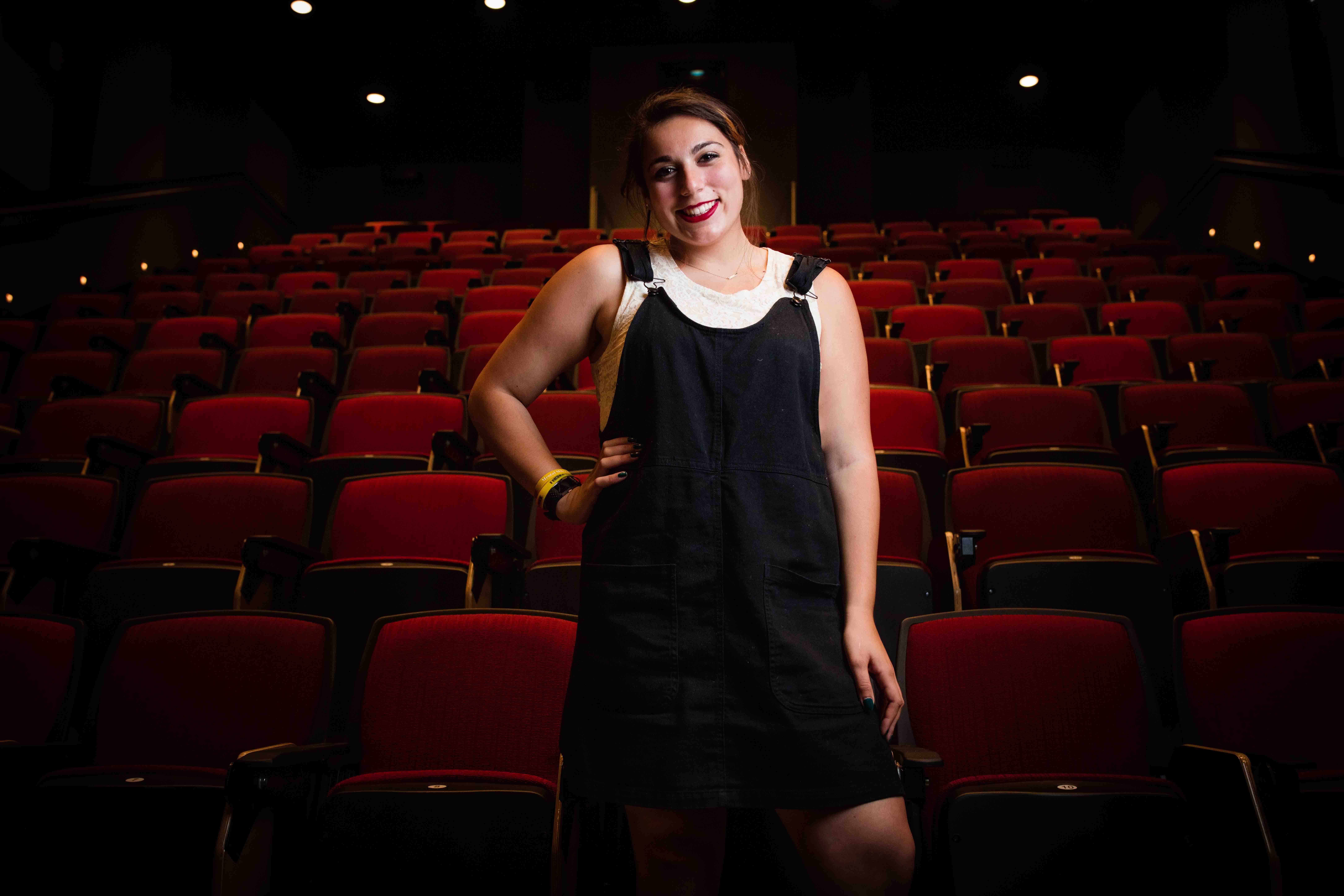 Kenzie Corbin '19 in Buck Hall