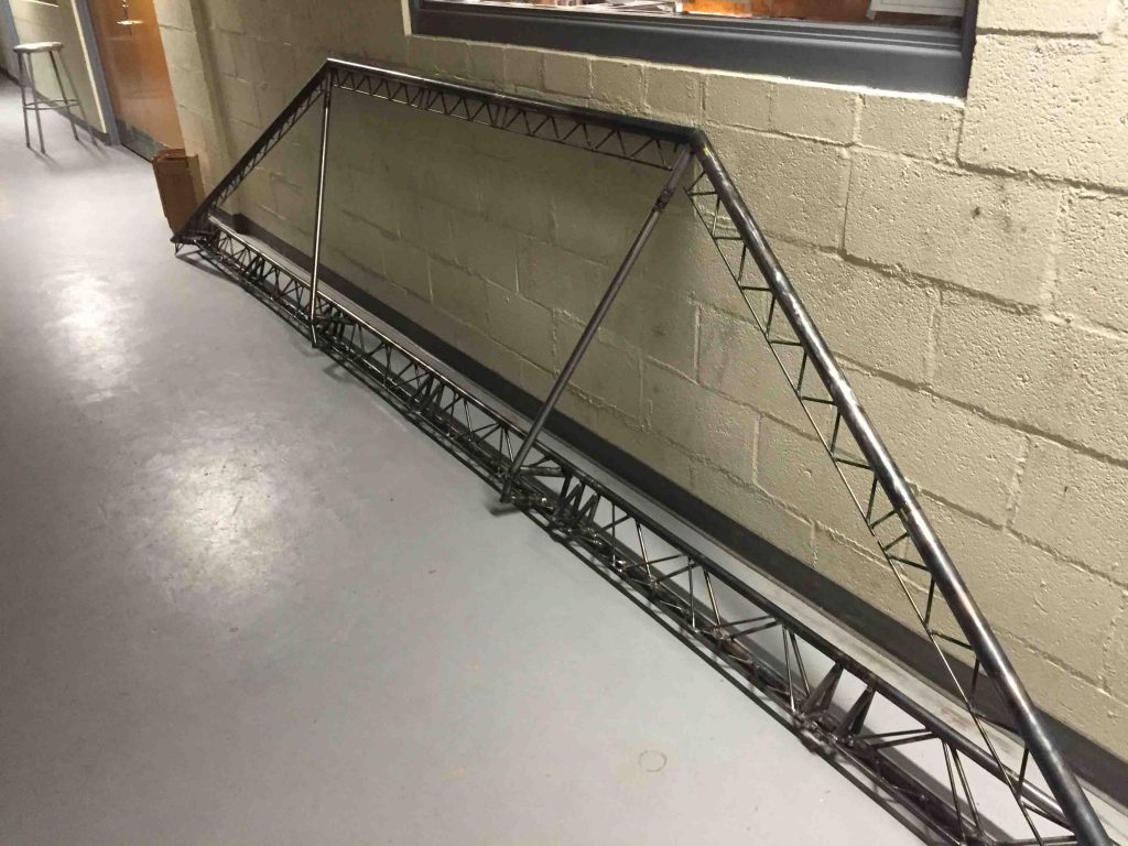 The model steel bridge