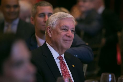 Ed Ahart at the dinner held in his honor