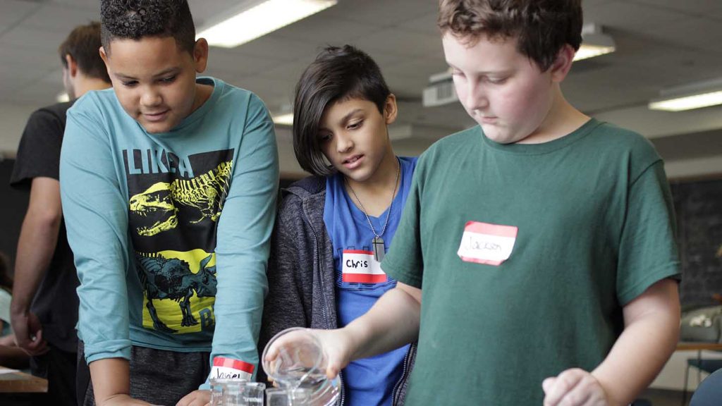 Lafayette sophomores teach Cheston Elementary School children about our water supply and actions we all can do to keep water clean.