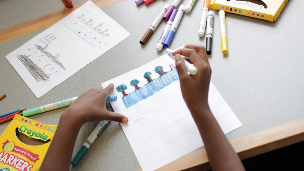 Lafayette sophomores teach Cheston Elementary School children about our water supply and actions we all can do to keep water clean.