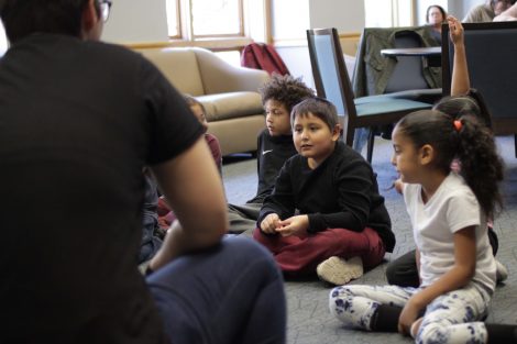 Elementary students discuss what they would do.