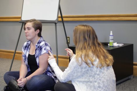 Lafayette students demonstrate what a person might do when they think before they act.