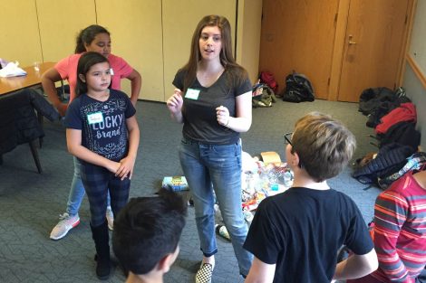 Lafayette College students help Cheston Elementary School children learn.