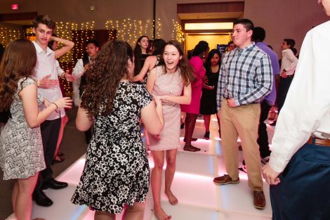 Students dance at the annual President's Ball.